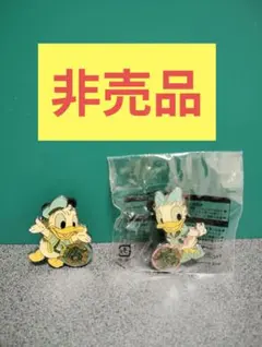 非売品ディズニーシー 15周年 アブーズバザール ピンバッジ ドナルド デイジーのサムネイル