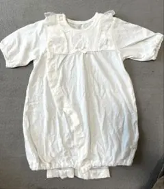 白いツーウェイ・ドレスオール