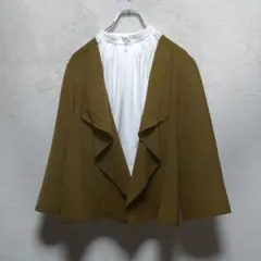 ✶Leilian ✶ノーカラージャケット ブラウンのサムネイル
