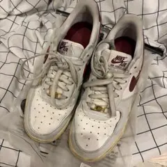NIKE AIR FORCE 1 スニーカー ホワイト レッド