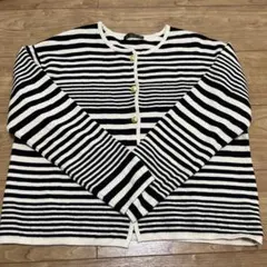 ボーダーカーディガン