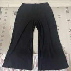 ZARA 黒 ワイドパンツ　Lサイズ