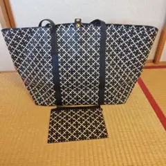 BY MALENE BIRGER 幾何学模様 トートバッグ 大容量のサムネイル