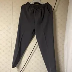 シニアグレー ポリエステル スラックス L（美品）