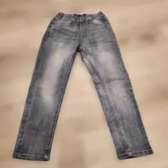 NAVY JEANS デニム風ストレートパンツ 130