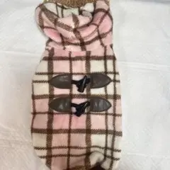 iDogチェックダッフルジャケットL
