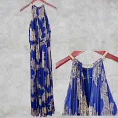 【極美品】XSCAPE【8】エスケープ ロングドレス ホルターネック 希少