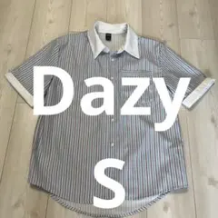 Dazy ストライプ 半袖シャツ