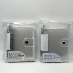 【新品/正規品】シール帳　バインダー　2個セット(ホログラム/黒)カミオジャパン