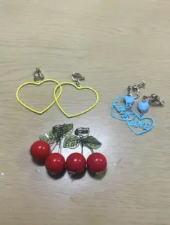 イヤリング3個セット