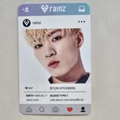 RAINZ ヒョンミン トレカ 2025年最新】rainz ヒョンミンの人気アイテム - メルカリ