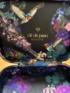clé de peau BEAUTÉ ポーチ　クリスマス　黒のサムネイル