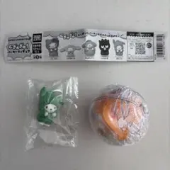 サンリオ キャラクターズ カプセル ステッキ 2・パーカーフィギュア　ポチャッコ