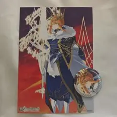 FGO展 星見の回廊 入場特典 アルトリア・ペンドラゴン ランサー 缶バッジ