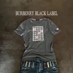 BURBERRY BLACK LABEL y2k archive tee 古着