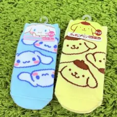 サンリオ　シナモロール　ポムポムプリン　キッズ　靴下　ソックス