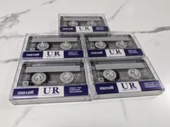 maxell UR カセットテープ 20分 5本セット　未使用品