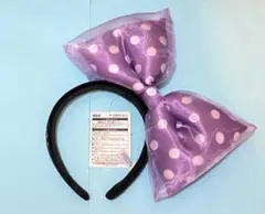 ミニー　カチューシャ（リボン）　パープル　東京ディズニーリゾート　ミニーの日