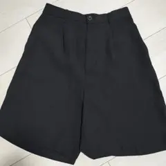 GU ブラック ワイドショートパンツ M