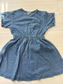 BREEZE 半袖ワンピース 120cm ブルー