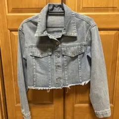 SHEIN クロップドデニムジャケット xsサイズ デニム