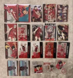 ハイキュー 音駒高校 まとめ売り カード ミニアクリルスタンド