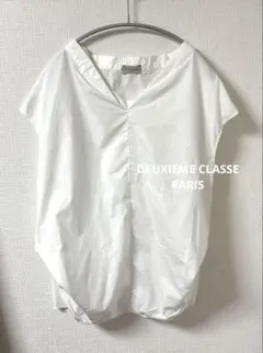 DEUXIEME CLASSE PARIS 半袖 ブラウス ホワイト 美品のサムネイル