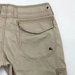 バーバリーブラックレーベル カーゴパンツ 79 ベージュ ノバチェック