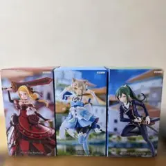 GIGO限定 リゼロ 王選候補者と騎士フィギュア プリシア クルシュ フェリス