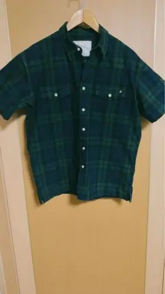 タータンチェック柄半袖シャツ★M 即購入禁止