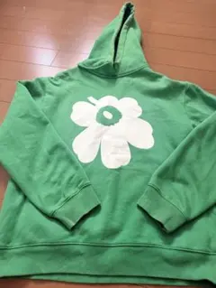 marimekko グリーン フラワーパーカー Sのサムネイル