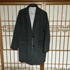 グレー チェスター　肌触りの良いコート