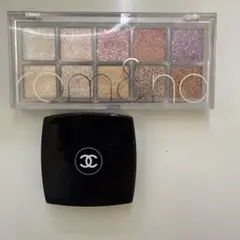 赤CHANEL 10色rom&ndアイシャドウパレット＆チークセット1回のみ使用