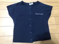 コム サ デ モード　フレンチスリーブカーディガン　濃紺　110サイズ