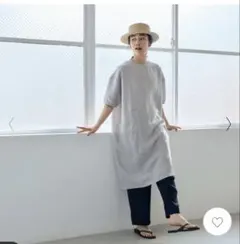 中川政七商店　麻布Ｔシャツワンピースのサムネイル