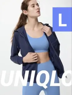 UNIQLO♡エアリズムUVカットメッシュフルジップパーカーL