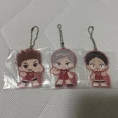 ハイキュー‼︎一番くじH賞音駒アクリルチャーム3個セット