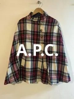 A.P.C. アーペーセー ウール グレンチェック ケープコート ポンチョ 2025年最新】A.P.C. レディース ポンチョ・ケープコートの人気