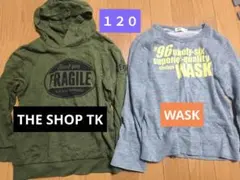 THE SHOP TK とwask 長袖カットソー 120cm