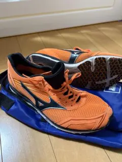 Mizuno WAVE CRUISE2ランニングシューズ オレンジ　28.0cm