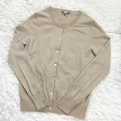 ユニクロ　カシミヤ100%カーディガン クルーネックニット　L