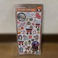 最安値！和柄 ボンボンドロップ シール 古都めぐり