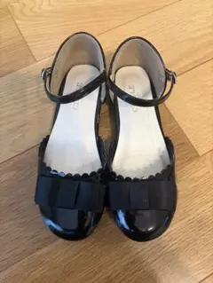 CIRCLE エナメルブラック フォーマルシューズ 20.0cm 入学式　発表会