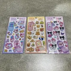 平成はっぴーフォンシール　マイメロ　クロミ　なっとうちゃん　まじかる　みゅー