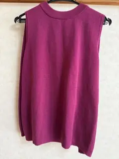 ROPÉ PICNIC ノースリーブニット 38 パープル