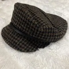 CA4LA ブラウンチェック キャスケット