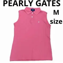 PEARLY GATES パーリーゲイツ ノースリーブ　ポロシャツ　M