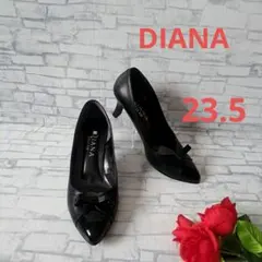 DIANA　ダイアナ ブラックパンプス 23.5cm美品クラス