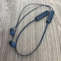 SONY wi-c100 イヤホン　ヘッドホン　ブルー