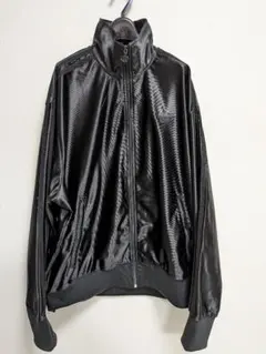 adidas ファイヤーバードメタリックトラックトップ ブラック サイズL